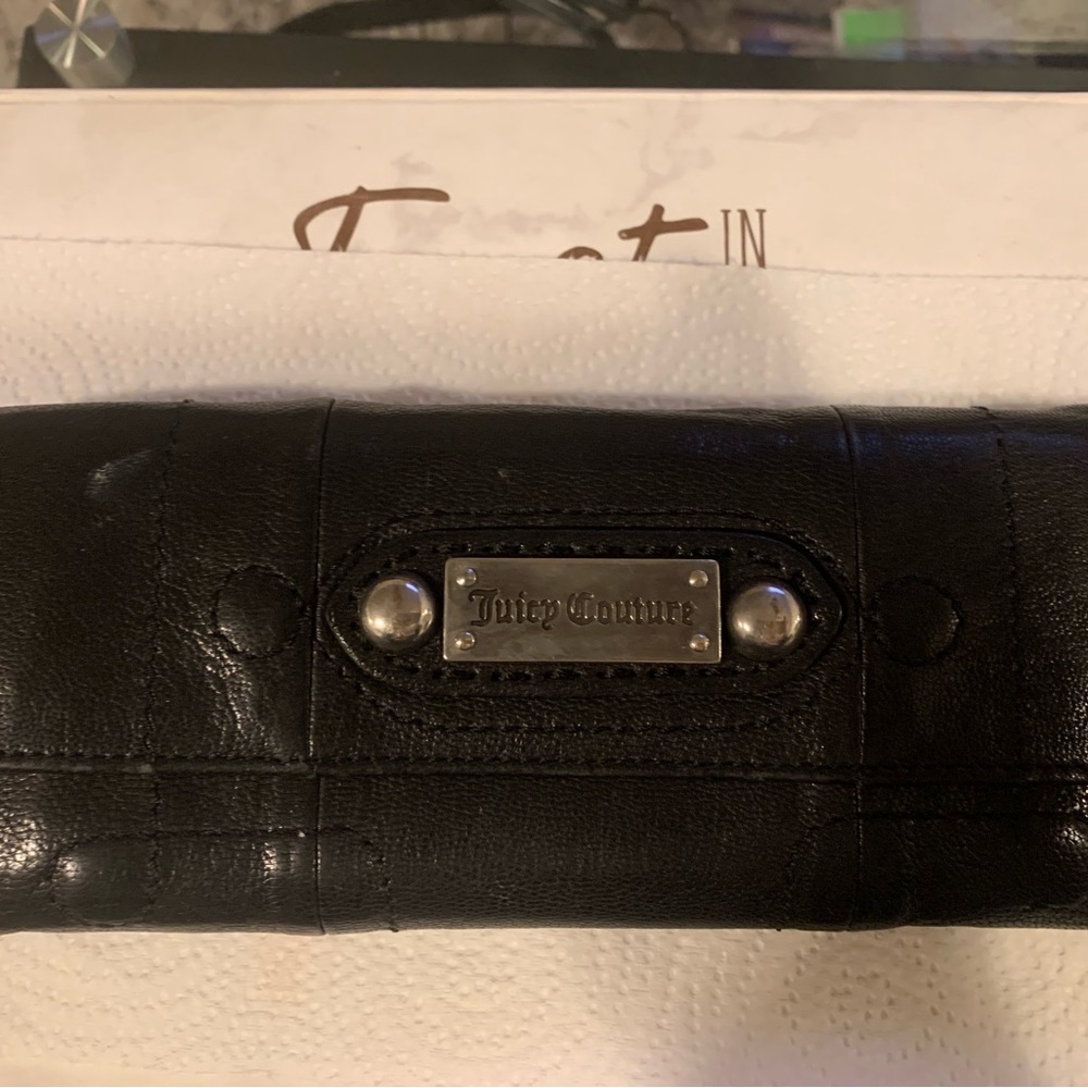 Vintage Juicy Couture Black Leather Wallet